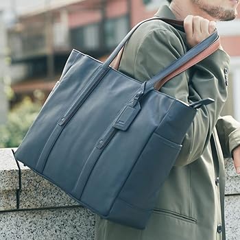 Amazon | [ソラチナ] 14POCKET 横型 トートバッグ ビジネスバッグ